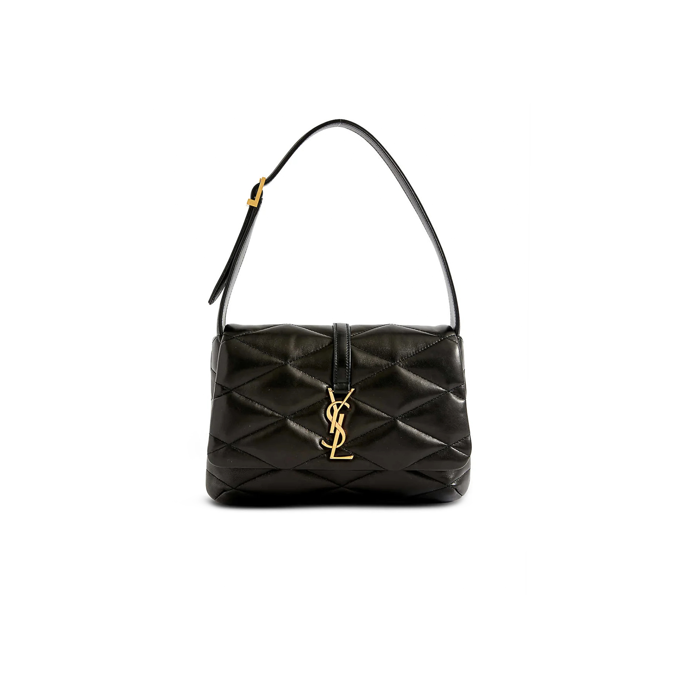 YSL LE 57 HOBO BAG IN QUILTED LAMBSKIN 698567AAAO01000 (24*18*5.5cm)
